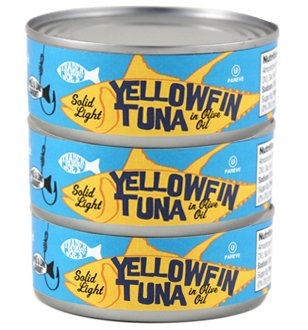 Trader Joes Solid Light Yellowfin Tuna Fish in Olive Oil  Pack of 3
