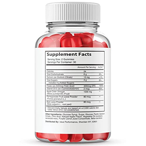 IDEAL PERFORMANCE (5 Pack) Simpli ACV Ketos Gummies Simpli Health Gummies (300 Gummies)