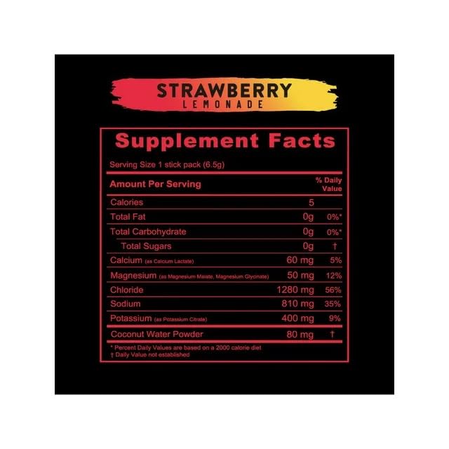 RELYTE Re-lyte Electrolyte Drink Mix Strawberry Lemonade 15 Servings Packets 3.44 oz.