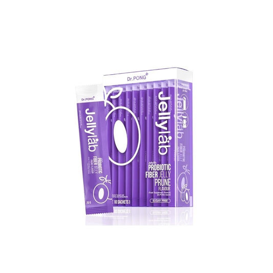 Dr.Pong Jellylab probiotic Fiber Jelly 1 Box Contains 10 Packets (Strips)