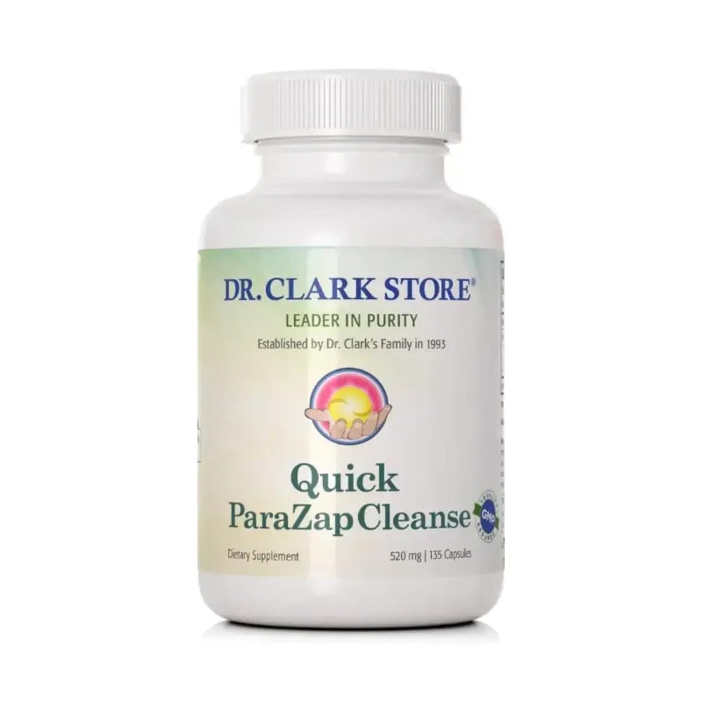 Dr Clark Store para-Zap - 520mg, 135 Capsules, Supports Digestive Health & Gut Balance