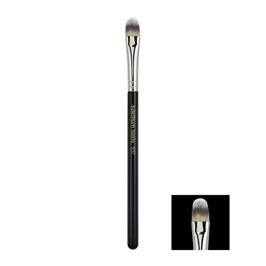 Bdellium Tools Professional Makeup Brush - Maestro Series 937 Concealer - With Soft Synthetic Fibers, For Blending Concealer (Black, 1pc)