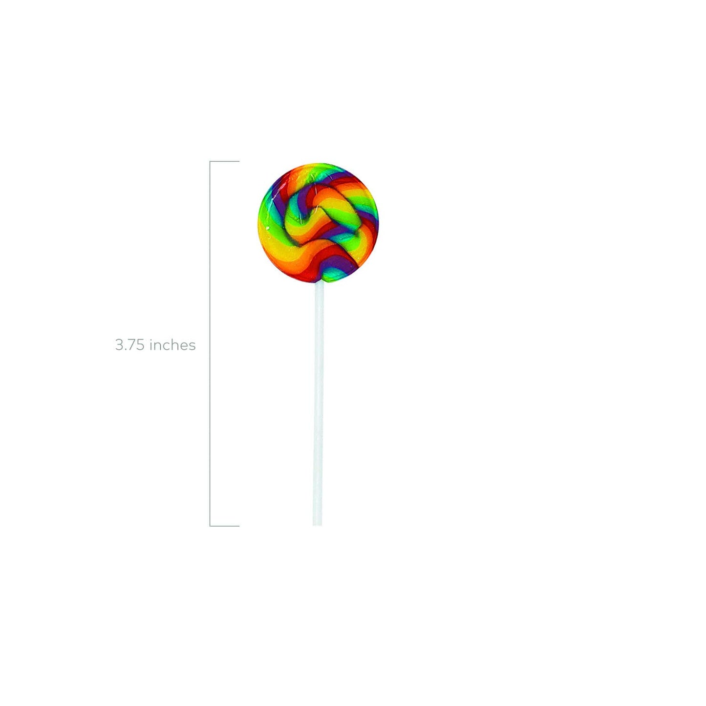 Fun Express Mini Rainbow Swirl Lollipops Pack of 38 125 Pounds