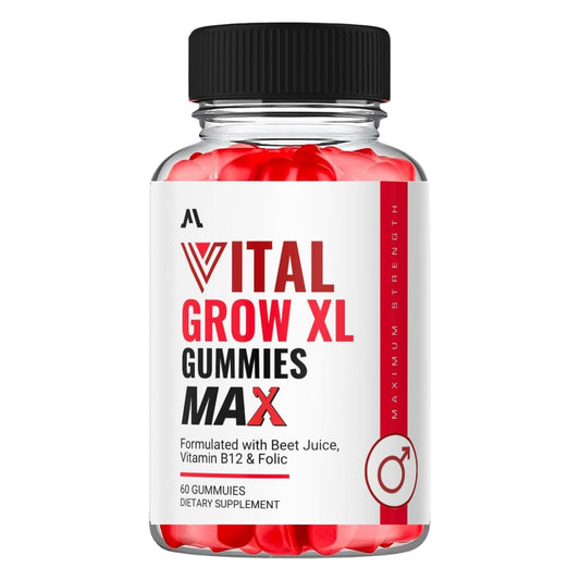 Vital-Grow XL Gummies | Vi-tal Gr-ow -XL Max Advanced Formula | Vital Grow X-L Male Gummies|(60-Pack of 1)