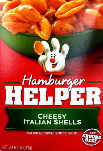 Betty Crocker CHEESY ITALIAN SHELLS Hamburger Helper 61oz 5 Pack