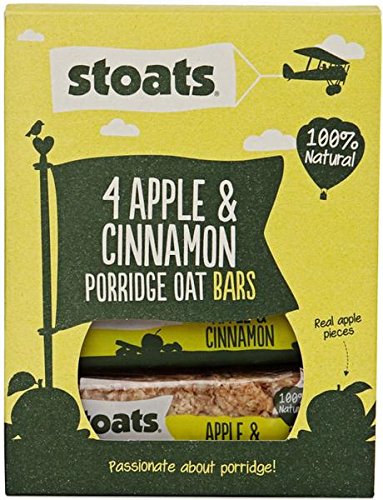 Stoats  Porridge Oat Bars  Apple  Cinnamon  200g