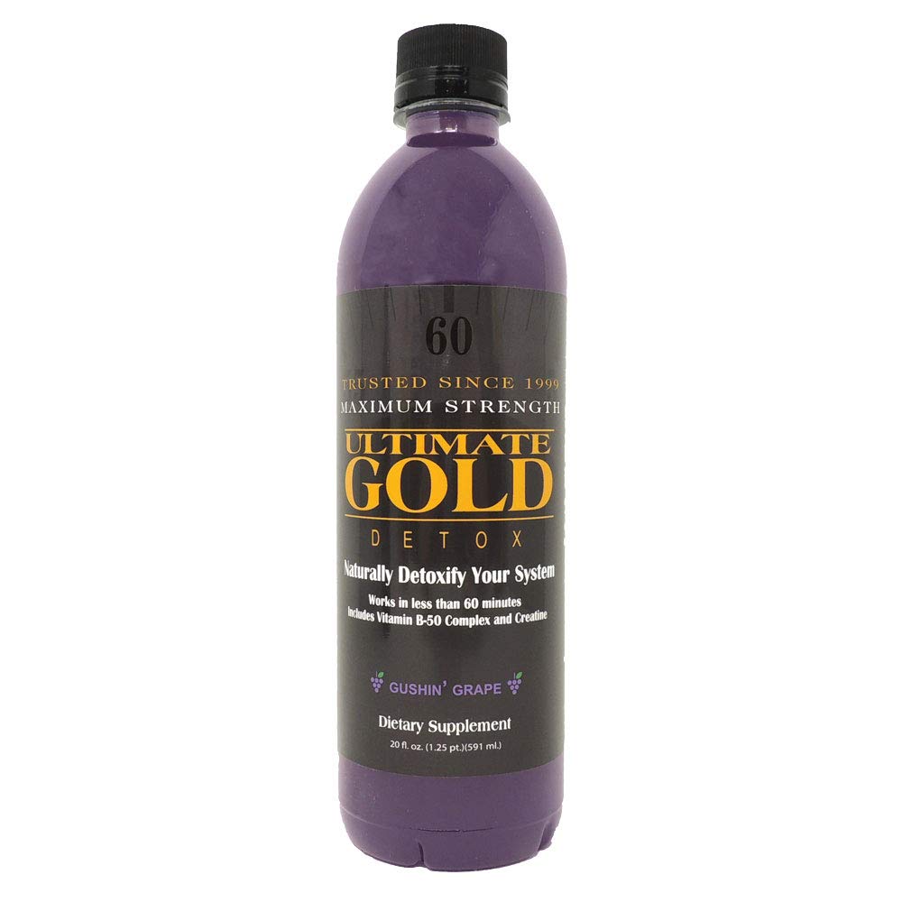 Ultimate Gold Detox Drink - 20oz / Gushin' Grape