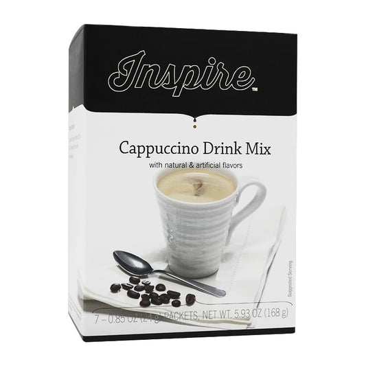 Bariatric Eating Inspire 15g Hot Protein Mix Decaf Cappuccino (1-Pack)