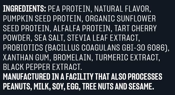 Vega Premium Sport Protein Vanilla Protein Powder, Vegan, Non GMO, Gluten Free Plant Based Protein Powder Drink Mix, NSF Certified for Sport, 29.2 oz, Packaging may vary