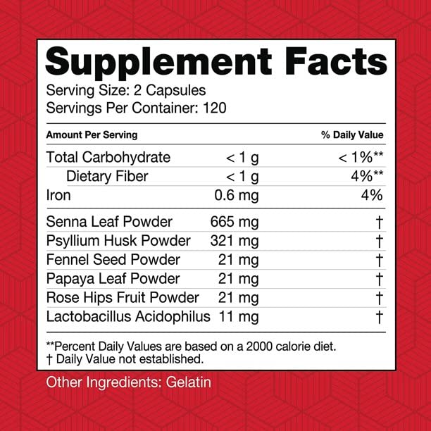 Health Plus Super Colon Cleanse -- 500 mg - 240 Capsules