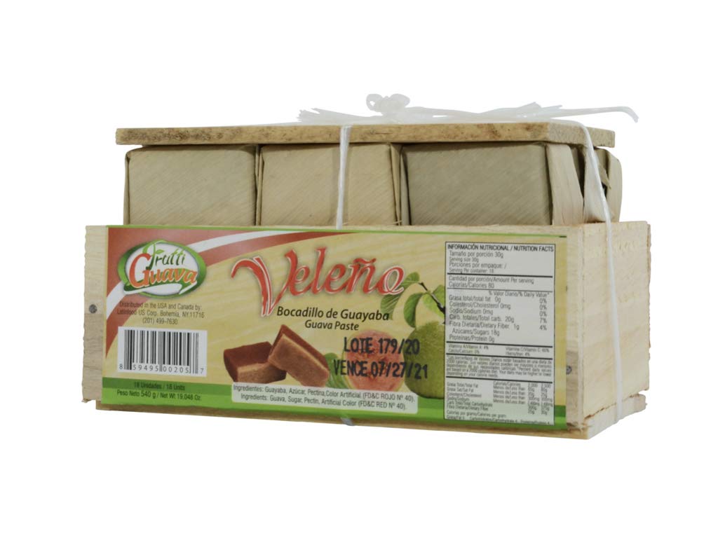 FruttiGuava Guava Paste  Bocadillo de Guayaba 18 units  Imported from Colombia