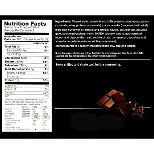 Proti Fit Chocolate Ready To Drink 6 Pack Ideal Protein Compatible