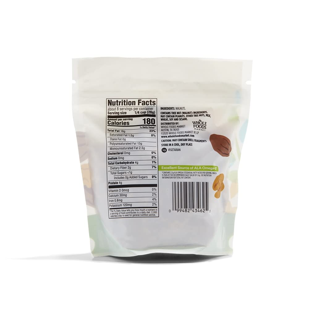 365 by Whole Foods Market Chopped Walnuts 8 Ounce