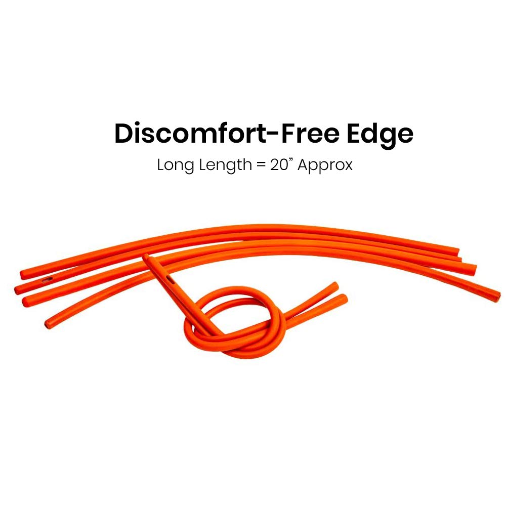 HealthAndYoga™ Enema Rubber Colon Tube - Open End (20” x 22 FR) - Replaceable Compatible Enema Kit Supplies- Comfortable, Deeper & Higher Gut Cleanse- Suitable for Coffee, Water & Gerson Therapy