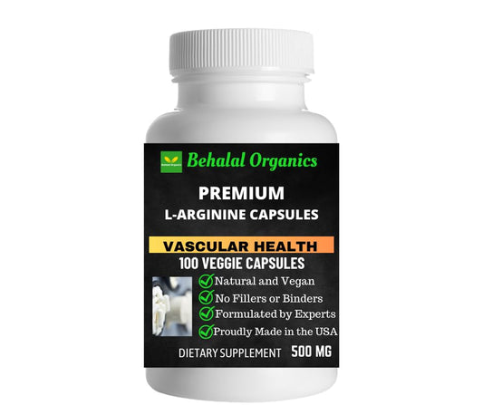 Behalal Organics L-Arginine Quick Release Capsules