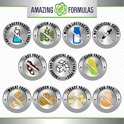 Amazing Formulas Micronized Creatine Monohydrate Supplement | 5000 Mg | Non-GMO | Gluten Free | Made in USA (2.2 Lb, Unflavored)