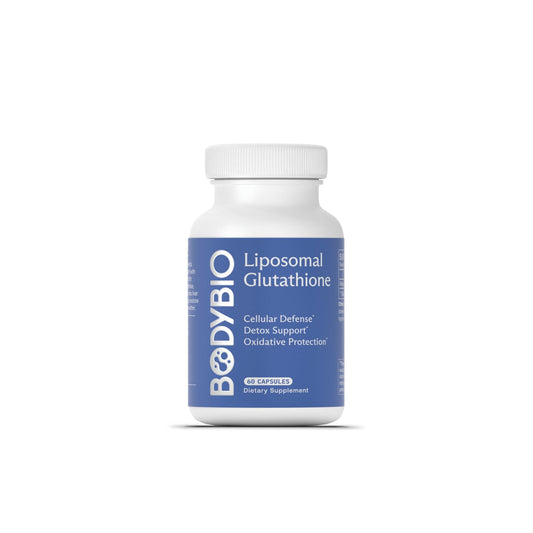 BodyBio Liposomal Glutathione | Body’s Most Powerful Antioxidant | Master Detoxification | Colon Cleanse| Optimal Cell Protection for Immune Defense | Enhanced Liposomal Absorption | 60 Capsules