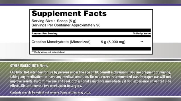 Amazing Formulas Micronized Creatine Monohydrate Supplement | 5000 Mg | Non-GMO | Gluten Free | Made in USA (1 Lb, Unflavored)