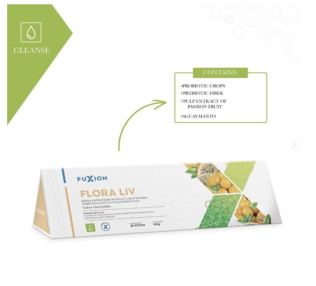 FuXion Cleanses the body (Prunex, Flora LIV, Thermo T3) (Pack of 3 & 10 count each)
