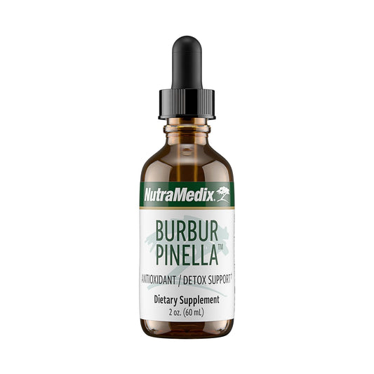NutraMedix Burbur-Pinella Brain Health Supplements for Adults - Combat Brain Fog & Promote Nerve Support - Aid A Healthy Full Body Detox Cleanse - Bioavailable Liquid Format (2 oz / 60 ml)