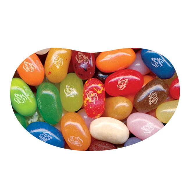 49 Assorted Jelly Bean Flavors Resealable Pouch Gluten and Fat Free Shareable Bag of Fruity Chewy Candy 131 LB