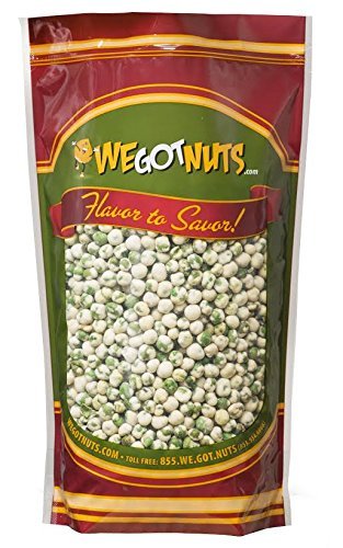 Green Wasabi Peas  4 Pound Resealable Bag of Hot Wasabi Peas Healthy and Fresh Pea Snacks  Kosher Friendly Green Wasabi Peas  Delicious Gourmet Dried Wasabi Green Peas We Got Nuts