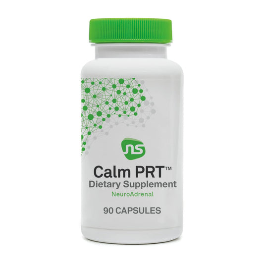 NeuroScience Calm PRT - Rhodiola Rosea Adrenal Health Supplement to Support Sleep, Mood, Regulate Stress + Help Reduce Anxiousness - Sleep Supplement with Glycine, Taurine, Cortisol (90 Capsules)