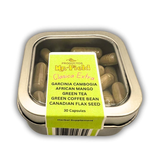 Mr Field Clasica Extra, Garcinia Cambogia, African Mango, Green Tea, Green Coffee Bean, Canadian Flax Seed