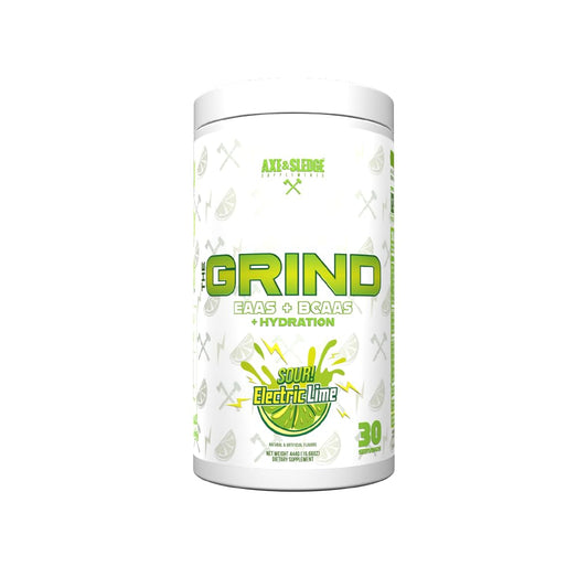 The Grind Essential Amino Acids, Branched Chain Amino Acids, 30 Servings (Sour Electric Lime)