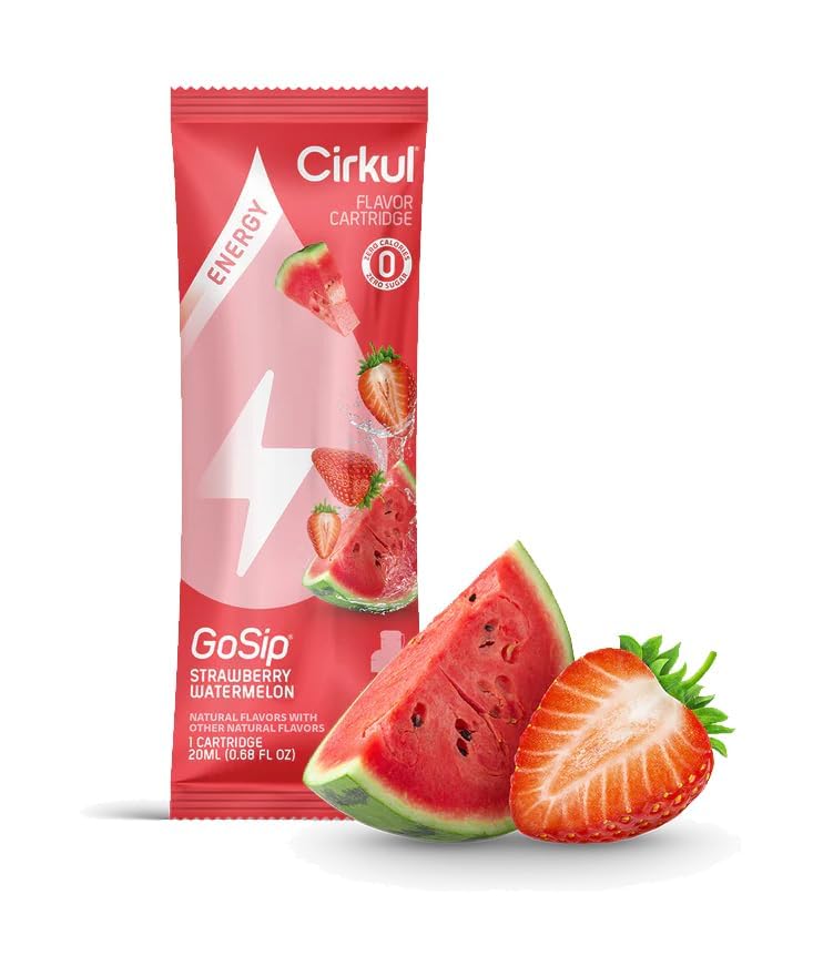 Cirkul Hydrate Flavor Cartridges Energy Drink Mix Assorted Strawberry Variety Pack 2 Pack