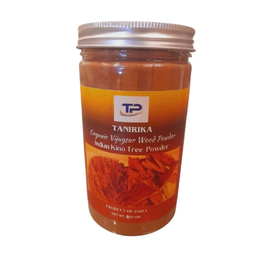 Tanirika Vijaysar Organic Wood Powder/ 100% Natural/Health and Personal Care/ 400GM