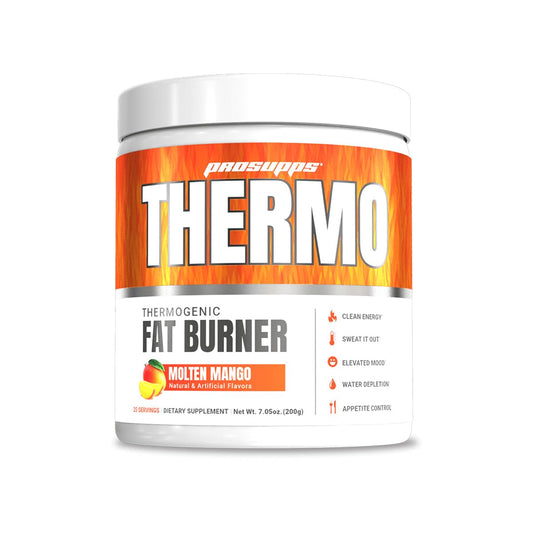 PROSUPPS Thermo Fat Burning Thermogenic Powder - Weight Management and Pre Workout - Energy, Mood, Appetite Control (Molten Mango)