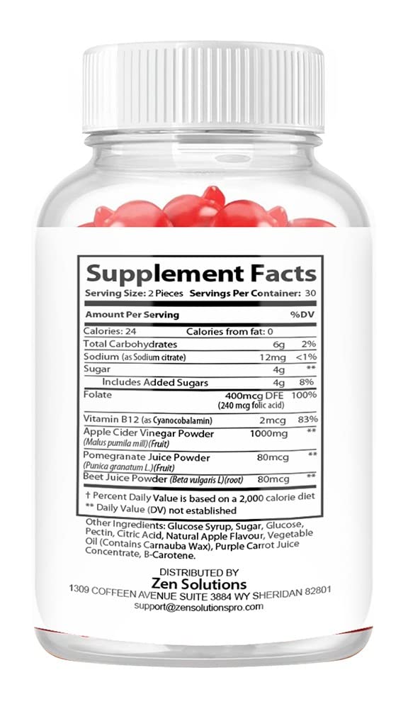 nutradash Supreme Keto ACV Gummies - Supreme Keto ACV - Supreme Keto Gummmies Extra Strength (60 Gummies - 1 Month Supply)