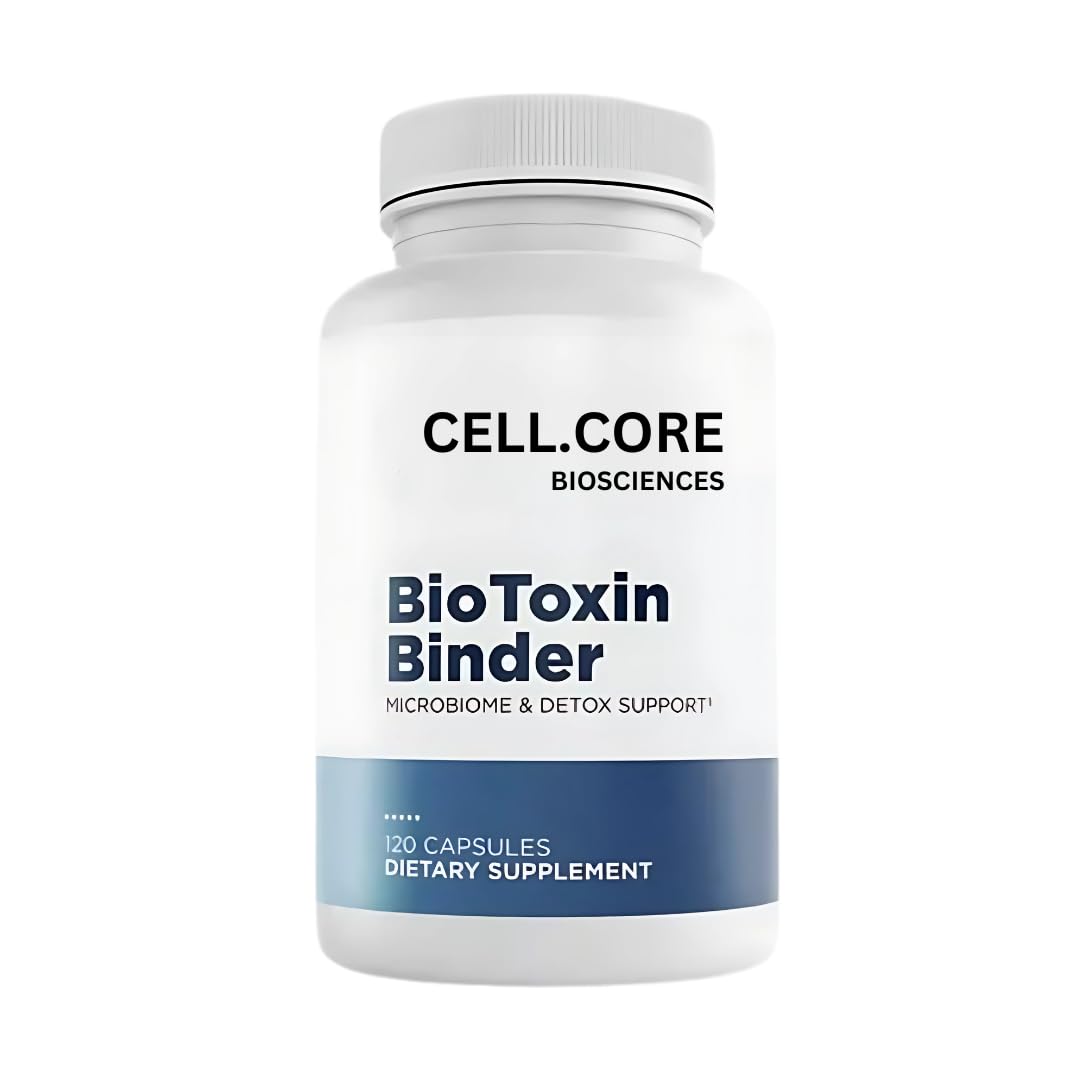 (Pack-1) Cell ~ Core BioToxin Binder |Cell ~ Core BioToxin Binder Capsules | Microbiome & Detox Support- 120 Capsules