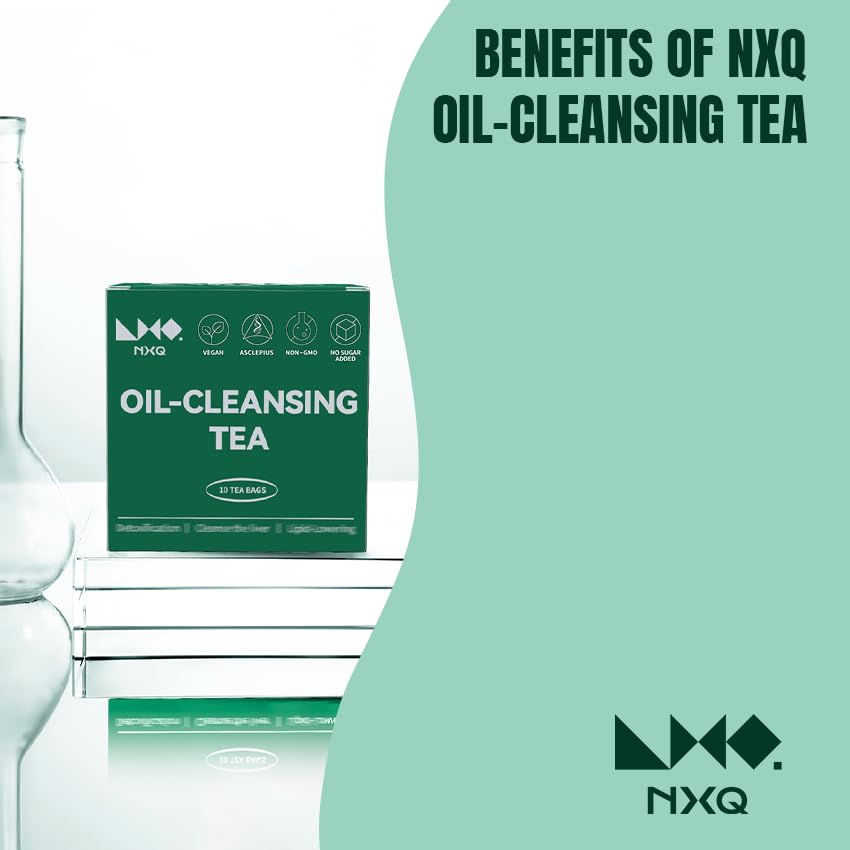 NXQ (30 - Bag) Oil Cleansing Tea: A Blend of Winter Melon, Lotus Leaf, Cassia Seed, Poria, Green Tea & wellness Herbs tea
