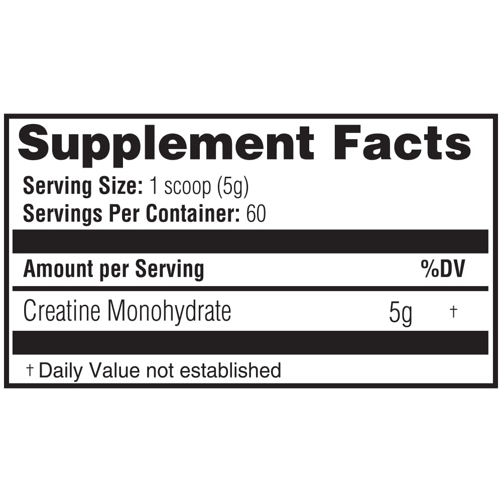 Believe Supplements Creatine - Pure Creatine Monohydrate for Explosive Strength & Muscle Growth | Micronized for Rapid Absorption | Enhance Athletic Performance & Accelerate Recovery! (60 Servings)