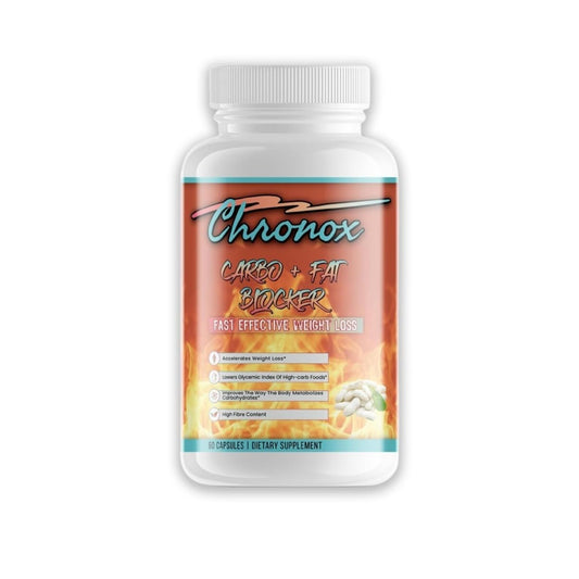 Chronox (60 Capsules Kidney Bean Extract Weight Loss Diet Capsules - Supports Balanced Carbohydrate Metabolism - Suitable for Men and Women - Non-GMO, Vegan Dietary Supplement