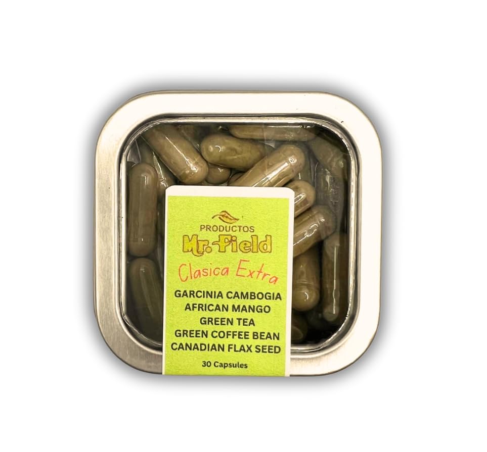 Mr Field Clasica Extra, Garcinia Cambogia, African Mango, Green Tea, Green Coffee Bean, Canadian Flax Seed