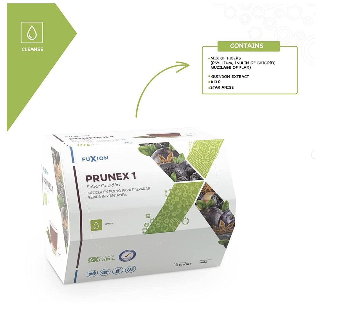 FuXion Cleanses the body (Prunex, Flora LIV, Thermo T3) (Pack of 3 & 10 count each)