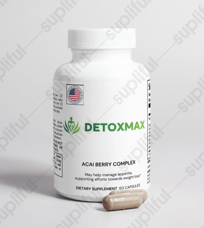 Max Detox Advanced Herbal Cleansing Supplement, 60 Capsules, Natural Digestive Support