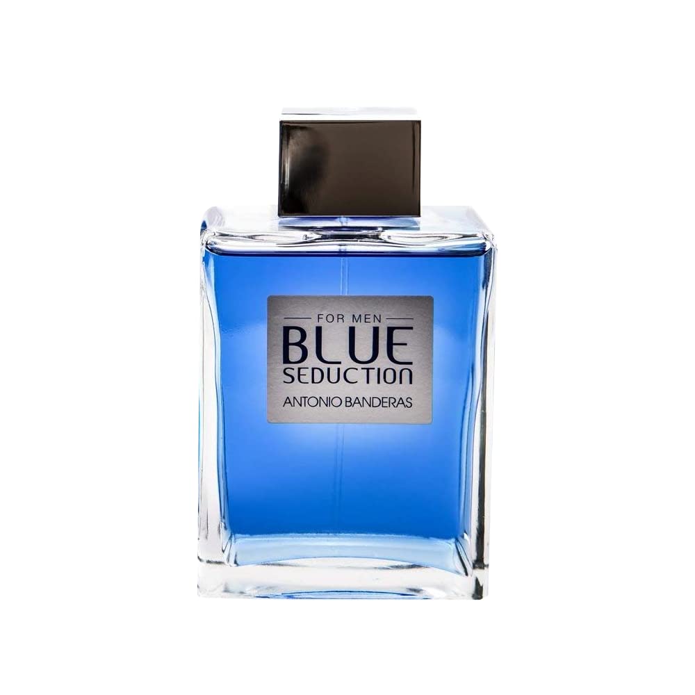 Antonio Banderas Blue Seduction Eau de Toilette Spray for Men, 6.8 Fluid Ounce