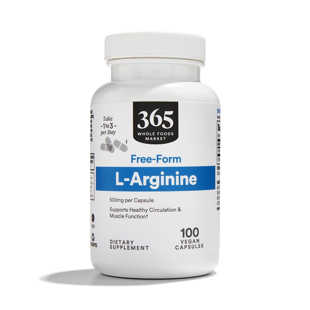 Whole Foods Market, L Arginine 500Mg 100 Veggie Caps