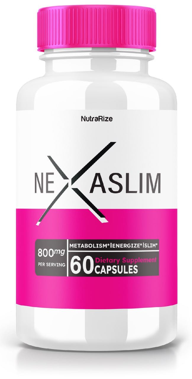Nexaslim Capsules - Nexaslim Metabolism Booster Formula, Dietary Supplement for Advanced Weight Loss, Maximum Strength All-Natural Pills for Targeting Belly Fat, Nexa Slim Reviews (60 Capsules)