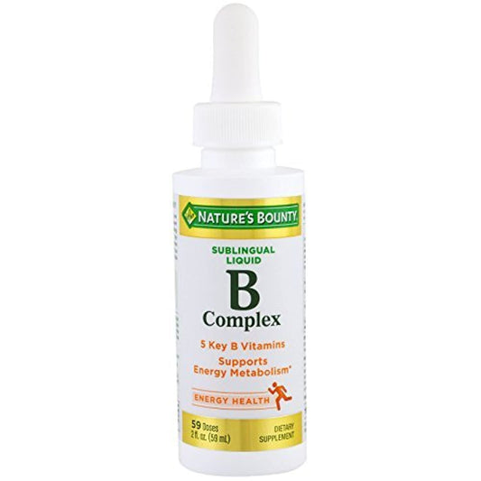 Nature's Bounty Vitamin B Complex Sublingual Liquid 2 oz
