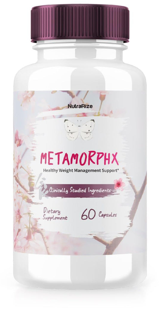 Metamorphx Capsules - Dietary Supplement for Advanced Weight Health, Maximum Strength All-Natural Pills for Targeting Belly Fat, Meta Morphx Reviews (60 Capsules)