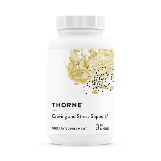 THORNE Craving and Stress Support (Formerly Relora Plus) - 5-MTHF, B Vitamins, Folate, and Plant Extracts to Support Sleep, Cravings, and Stress* - 60 Capsules - 30 Servings