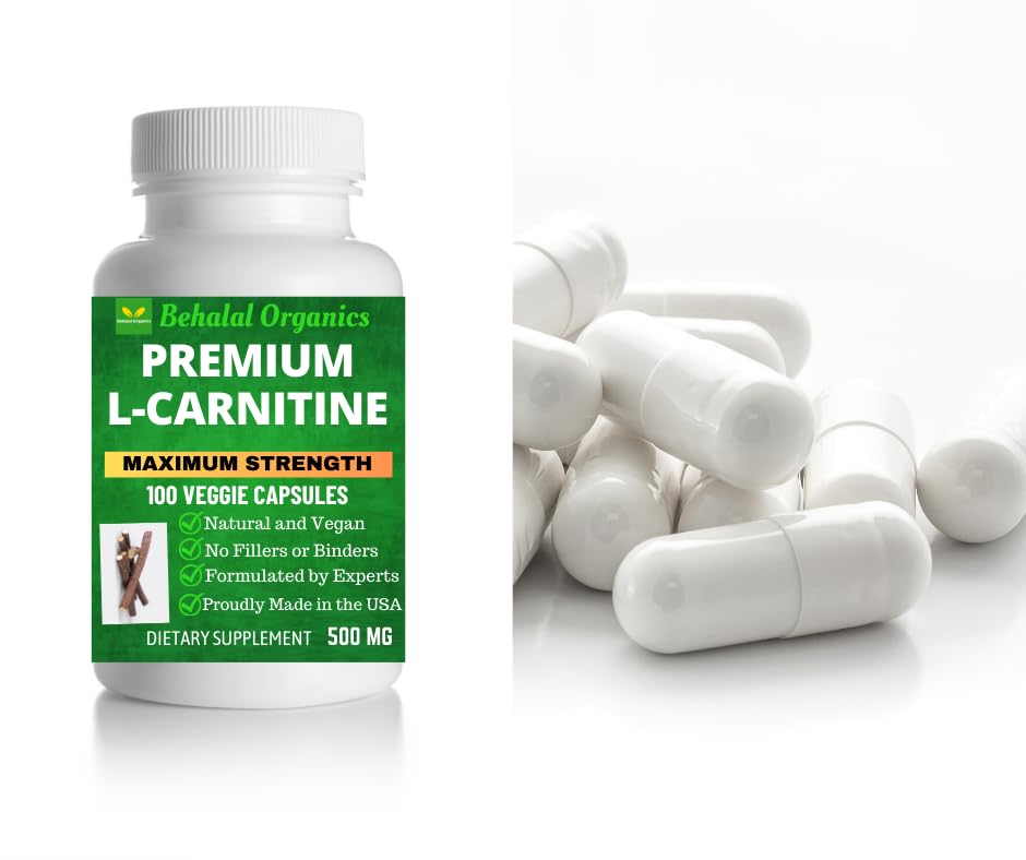 Behalal Organics L-Carnitine 100 Quick Release Capsules