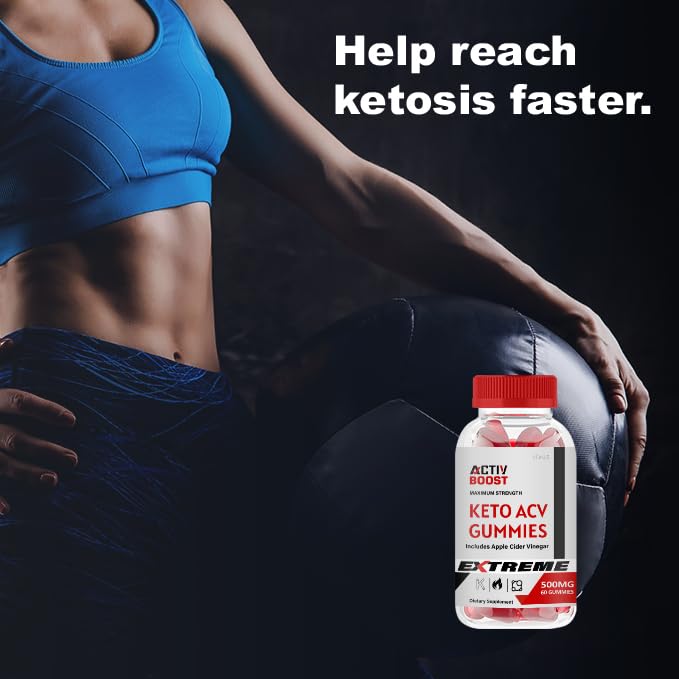 kivus Activ Boost Gummies - Activ Boost Keto ACV Gummies (Single, 60 Gummies)