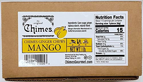 Chimes Mango Ginger Chews 16 Ounce Pack of 1