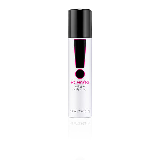Exclamation Cologne Spray, Vegan Formula, Body Spray, Floral Scent, Spicy Kick, 2.5 Fl Oz (Pack of 1)
